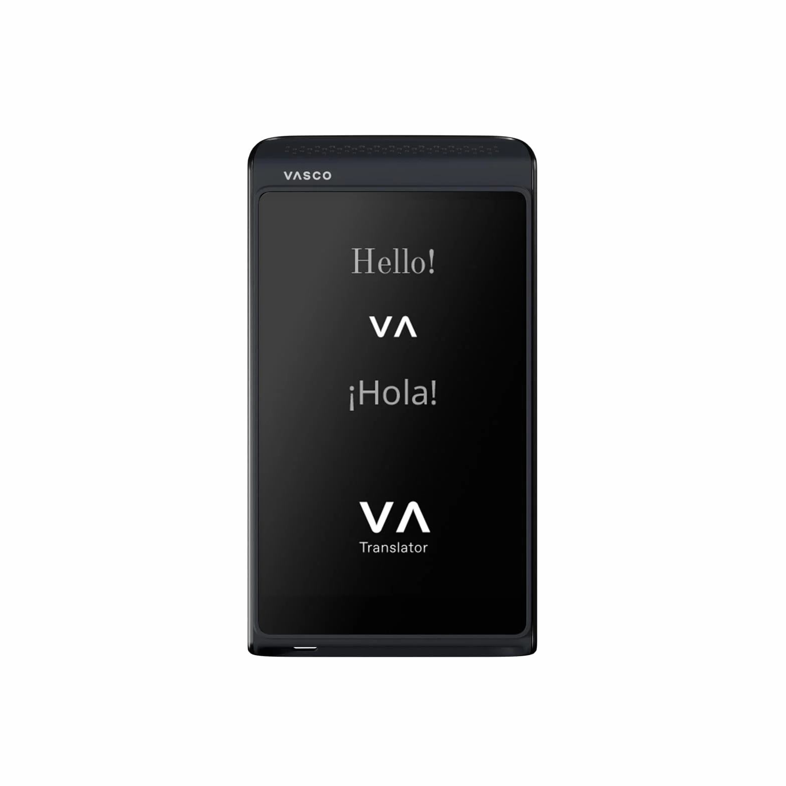 Vasco Q1 Traductor | Traductor instantáneo de voz. Clonación de voz mediante IA | 113 idiomas | Internet sin costes de por vida en casi 200 países | Phantom Black