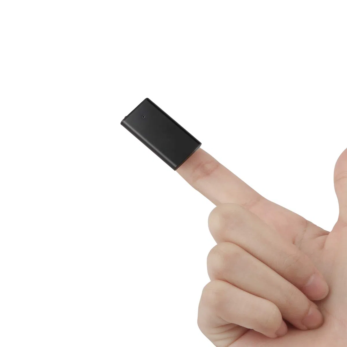 Mini grabadora de voz TDW Mini grabadora de 16 GB con micrófono, grabadora de voz digital pequeña, USB, con auriculares, para grabación, conferencias, reuniones, entrevistas, color negro