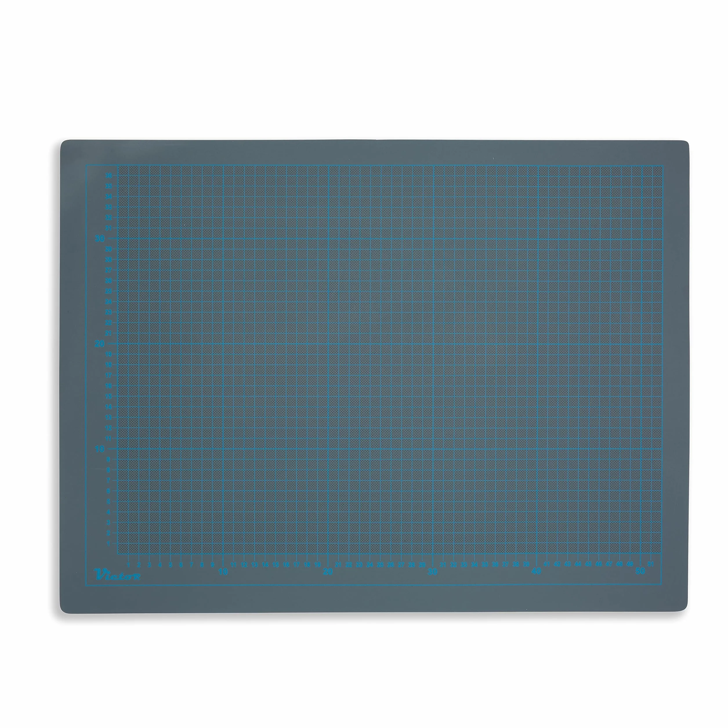 Victor alfombrilla de corte A0 gris 90 x 120 cm de 5 capas autocicatrizante – base de corte profesional para bricolaje y costura, protector de escritorio