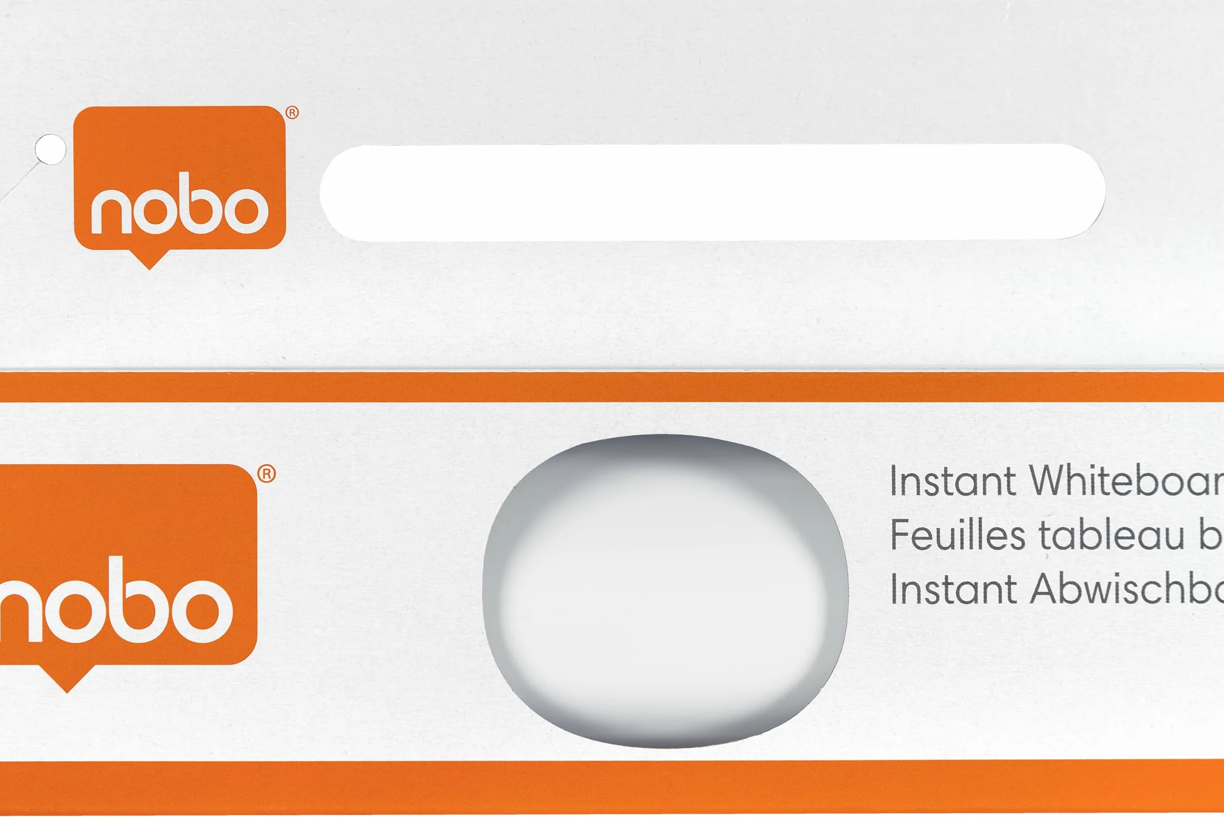 Nobo Láminas de borrado en seco, 800x600m, Pack 25, Blanco, 1905156