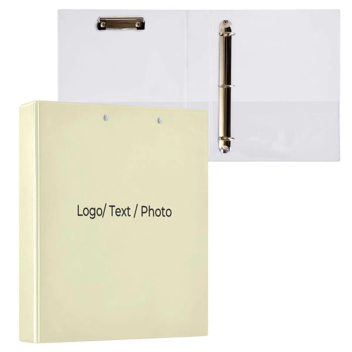 Carpeta personalizada de 3 anillos de 1.5 pulgadas, carpetas de anillos en D personalizadas, carpeta flexible de 3 anillos