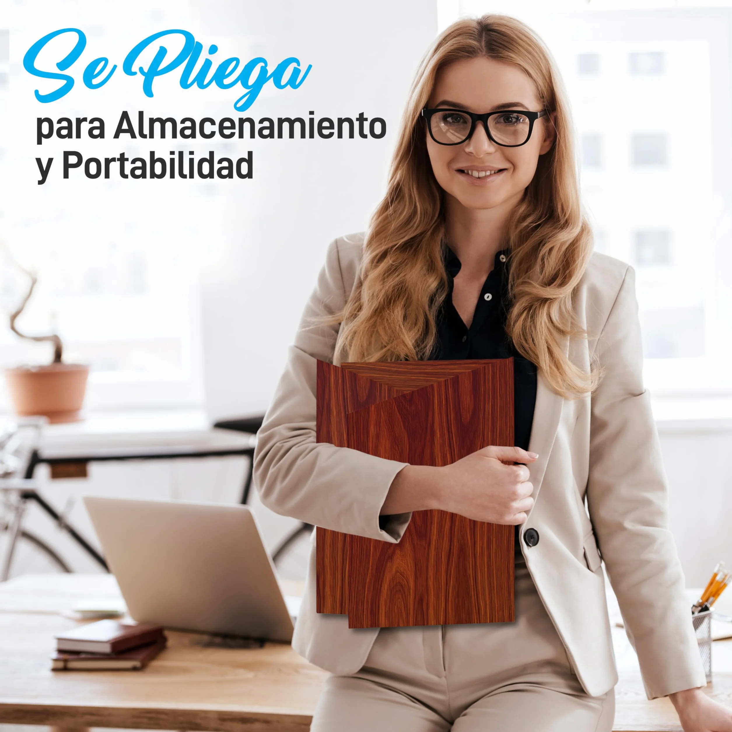 Pyle atril de escritorio, Plegable, Soporte, Podio de mesa para clases, Profesores, Conferencistas, Clases, Ideal para portatiles, Libros y material didactico