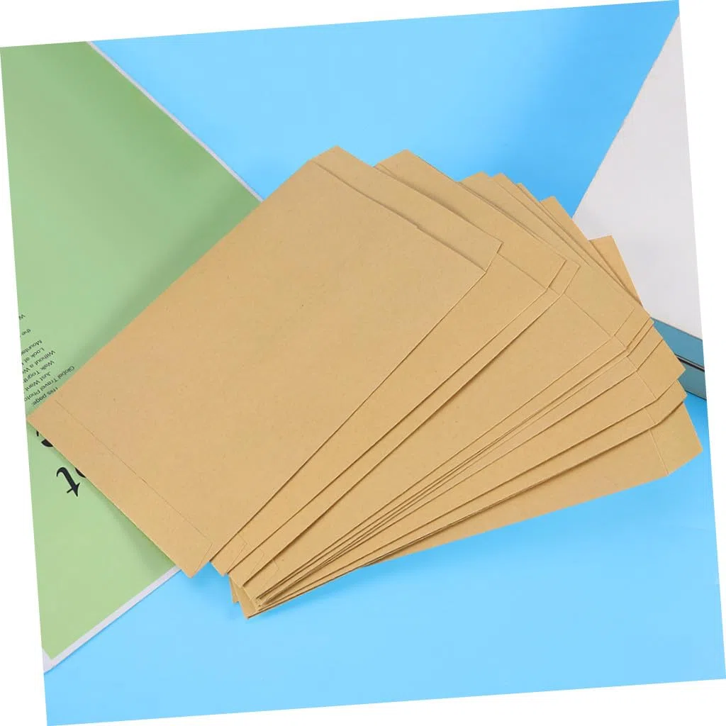 Sobres De Papel Kraft Amarillo Ligeros y Resistentes 200 Unidades Para Todo Tipo De Uso