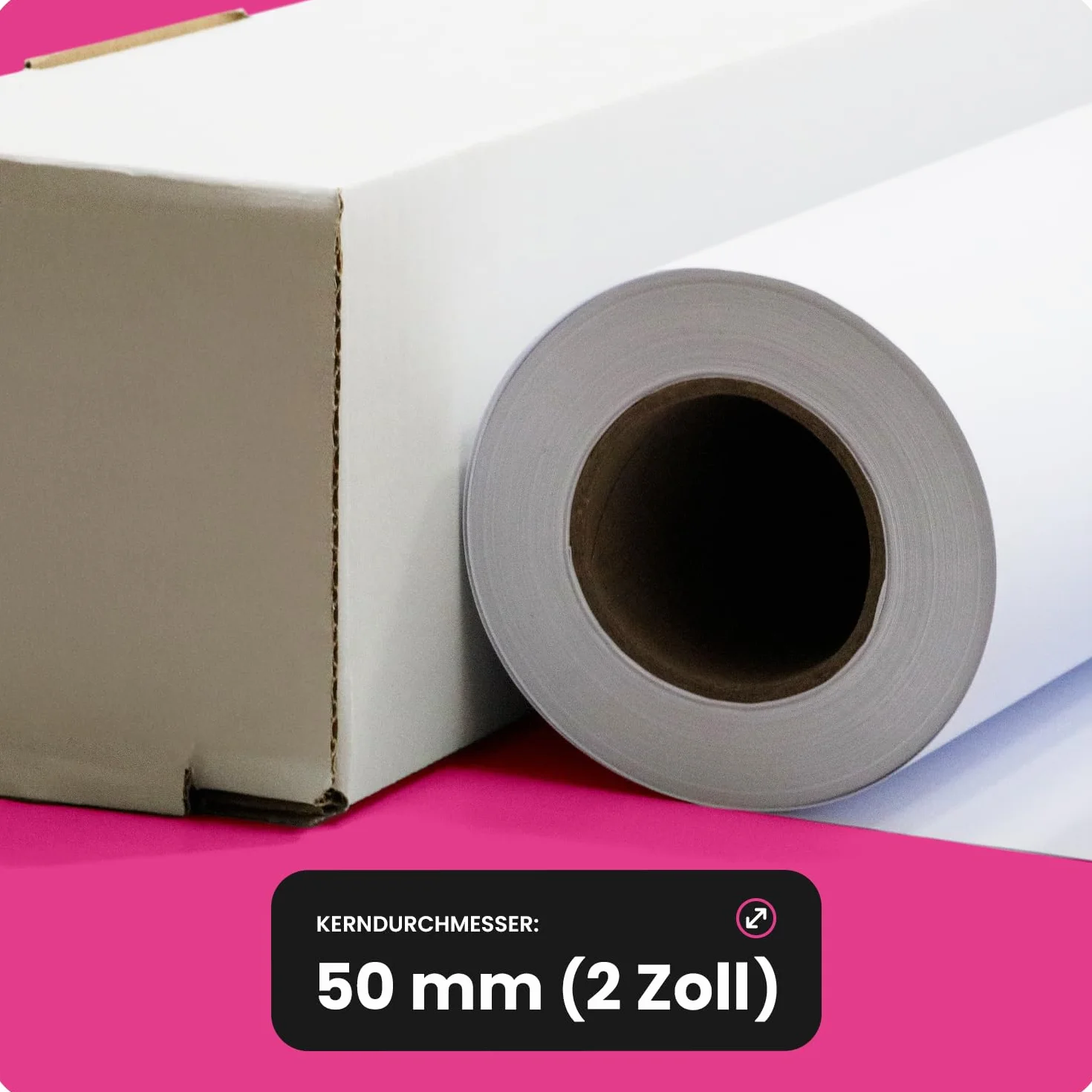 Netuno 4 rollos de papel blanco para plotter 610 mm x 50 m 80 g núcleo 50 mm papel mate universal para impresoras fotocopiadoras CAD planos de construcción dibujos técnicos carteles pósteres mapa