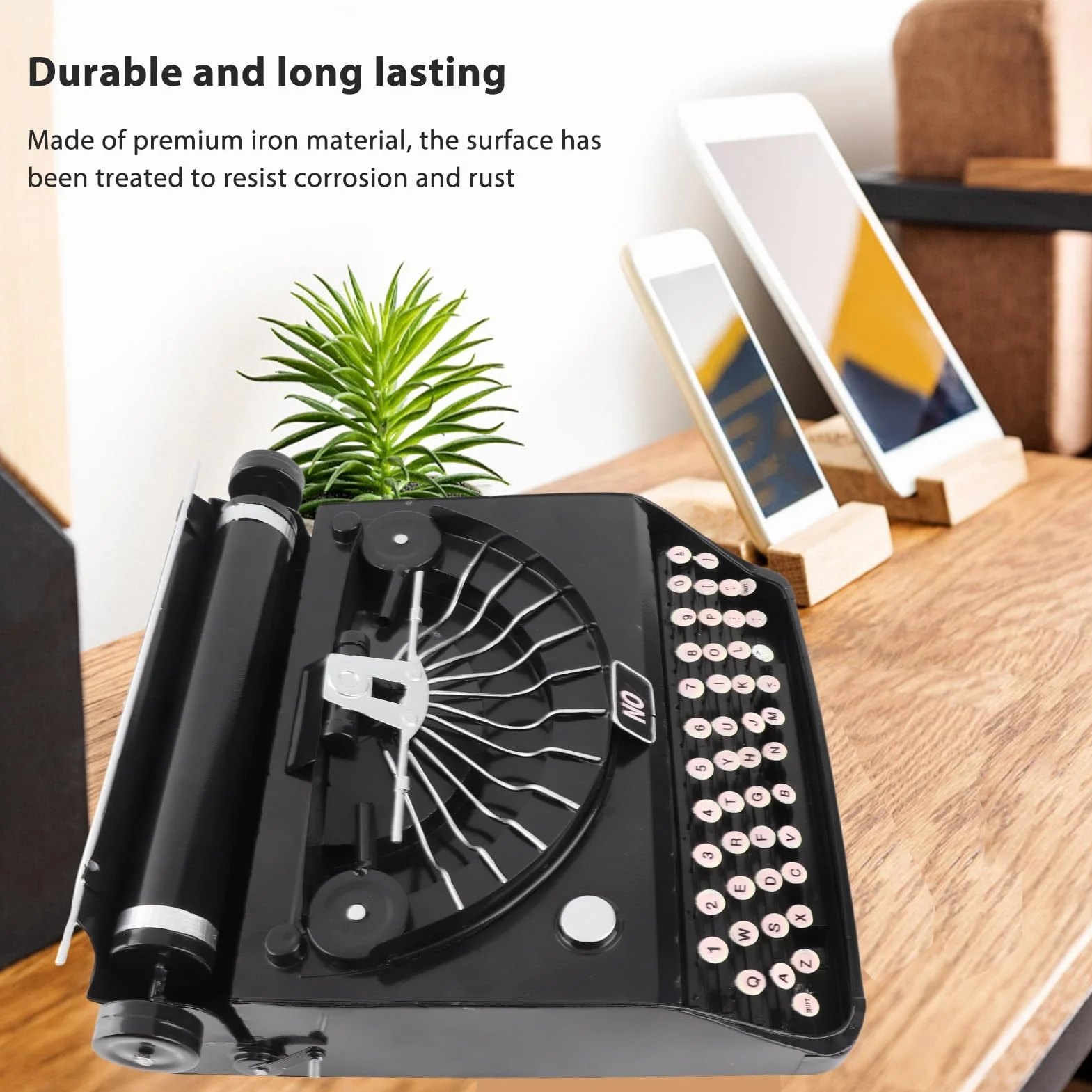 Modelo de Máquina de Escribir Antiguo, Buen Diseño Black Portable Typewriter para Oficina