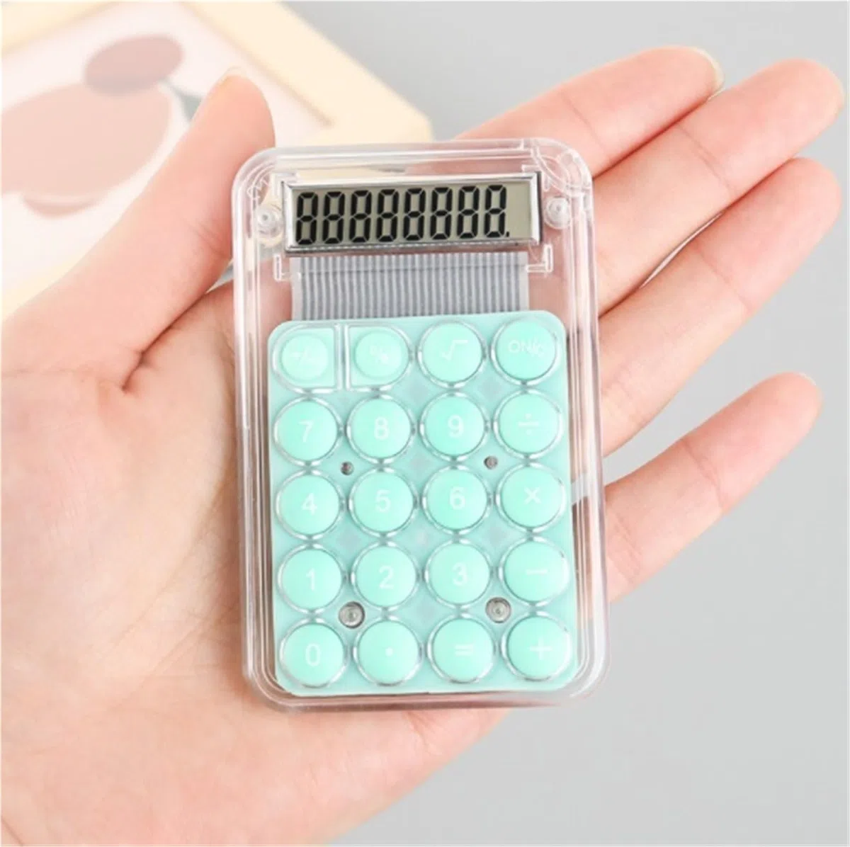 Calculadora Calculadora Portátil con Pantalla De 12 Dígitos For Contabilidad Financiera Y Empresarial Escritorio Oficina(Grün)