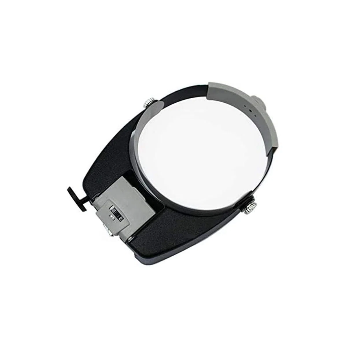 Lupa para la Cabeza, Lupa iluminada para Montaje en la Cabeza, lámpara de Cabeza con luz LED, Lupa de tamaño Ajustable, Lentes de Aumento para la Cabeza, luz de Trabajo de reparación, Lentes de Alta