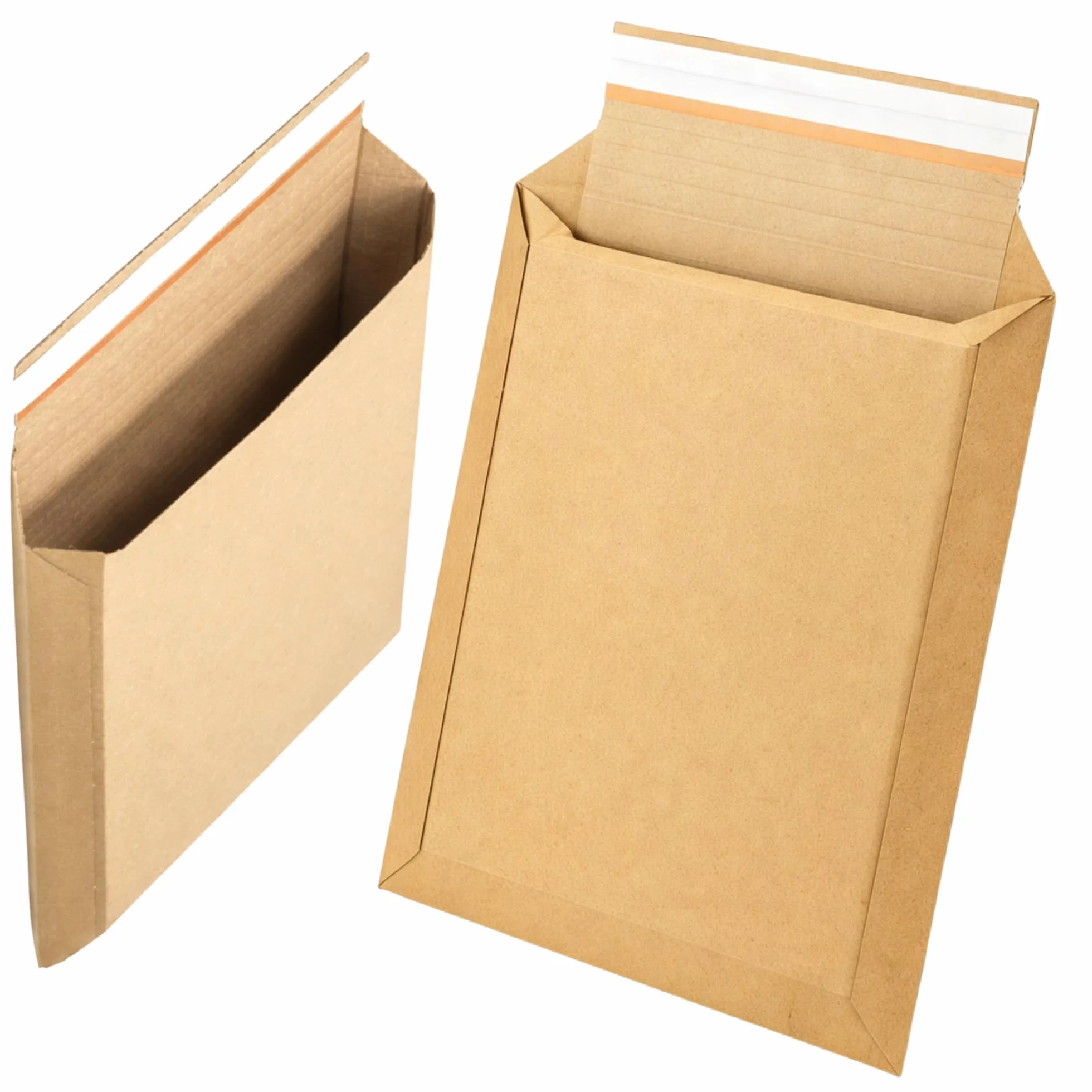 Sobres de Envío de Cartón Rígido A4+ 385 x 321 mm Fuelle Expandible 70 mm Cierre Autoadhesivo Tira Abrefácil