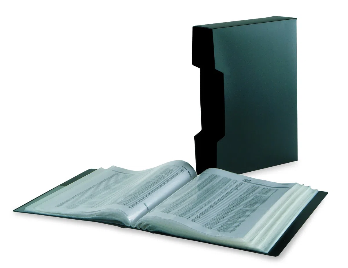 Bankers Box CRC 40318 - Carpeta porta fundas, 85 fundas, negro