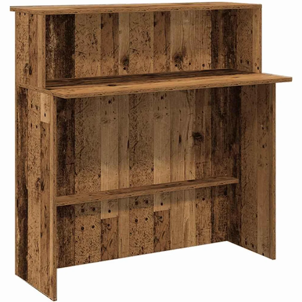 vidaXL Escritorio de recepción Madera de ingeniería 180x50x103,5cm mostrador
