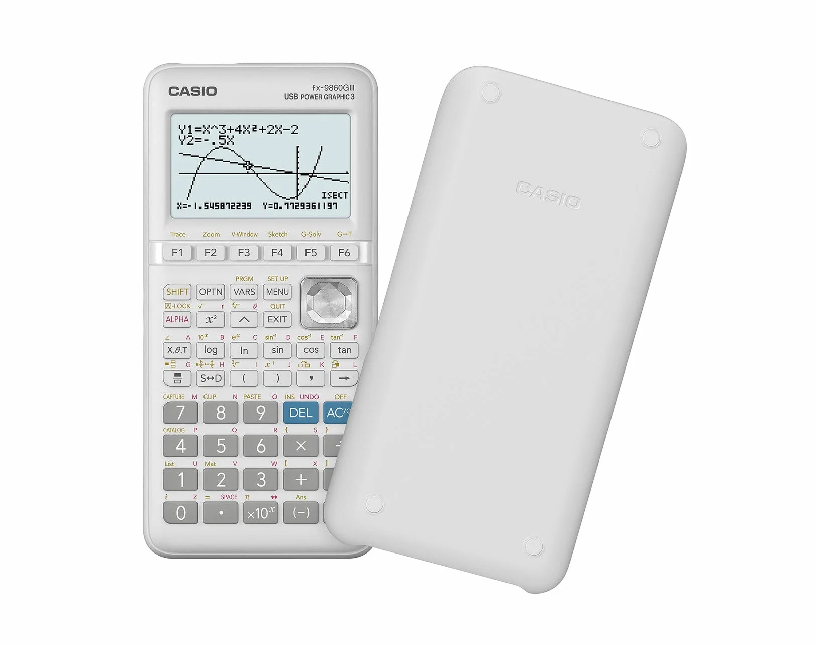 Casio FX-9860GIII - Calculadora gráfica, 21.2 x 91.5 x 184 mm, color plateado
