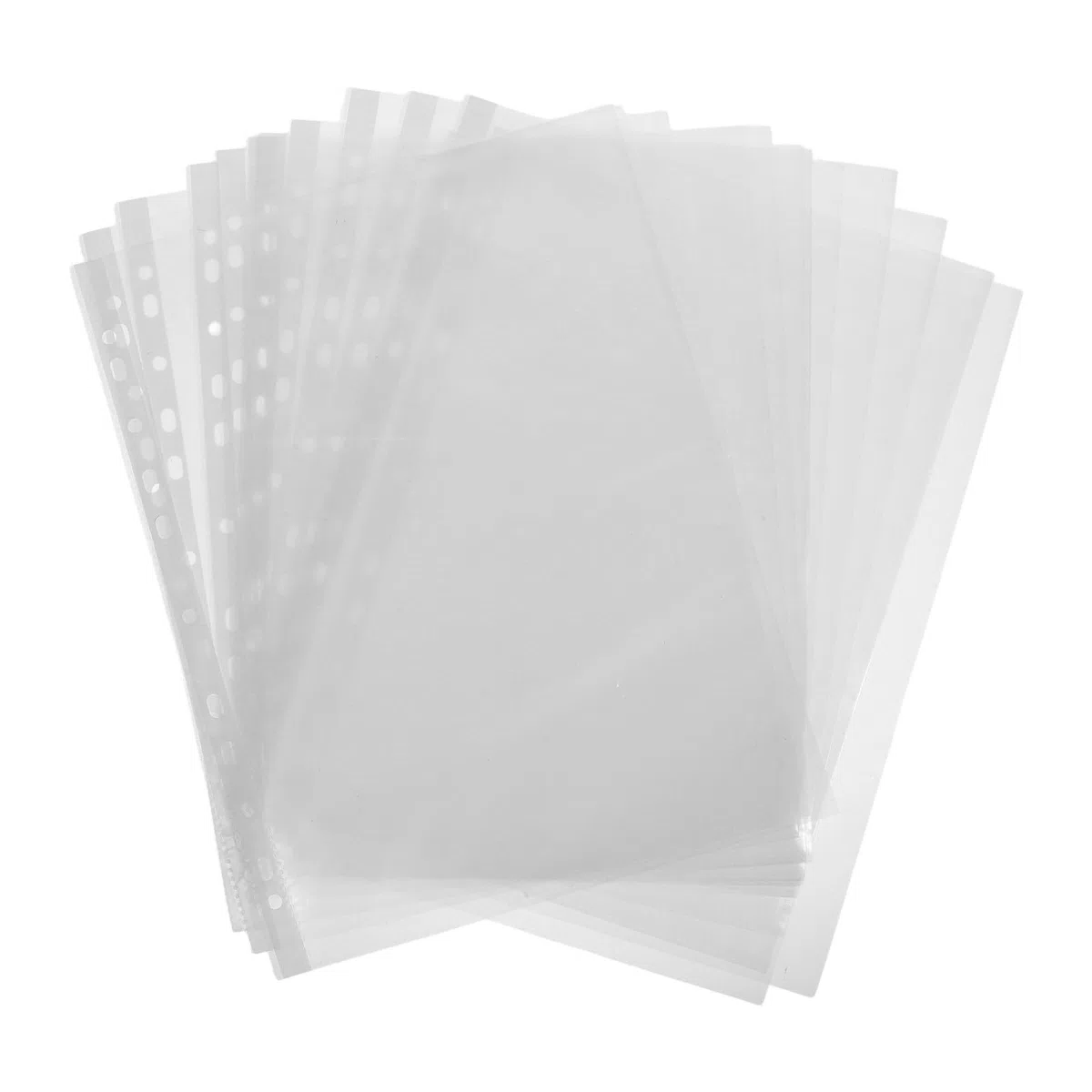 Zerodeko 300 protectores de hojas tamaño carta: fundas protectoras de plástico para carpetas A4 de 11 anillas, bolsas para hojas sueltas, carpetas de carga superior y bolsas de archivo para material