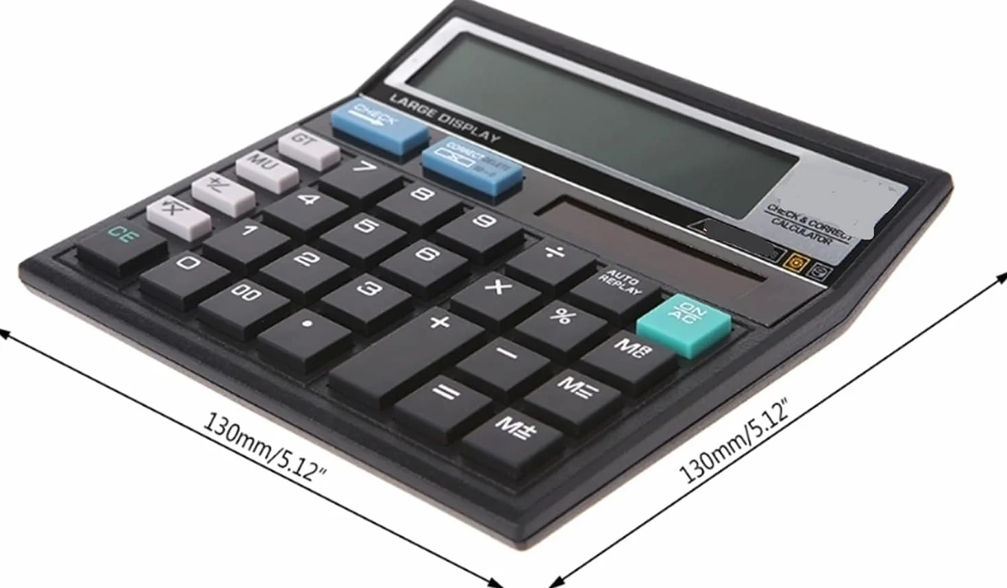 Calculadora de Escritorio de Oficina con Pantalla Grande y Doble Potencia,Calculadoras