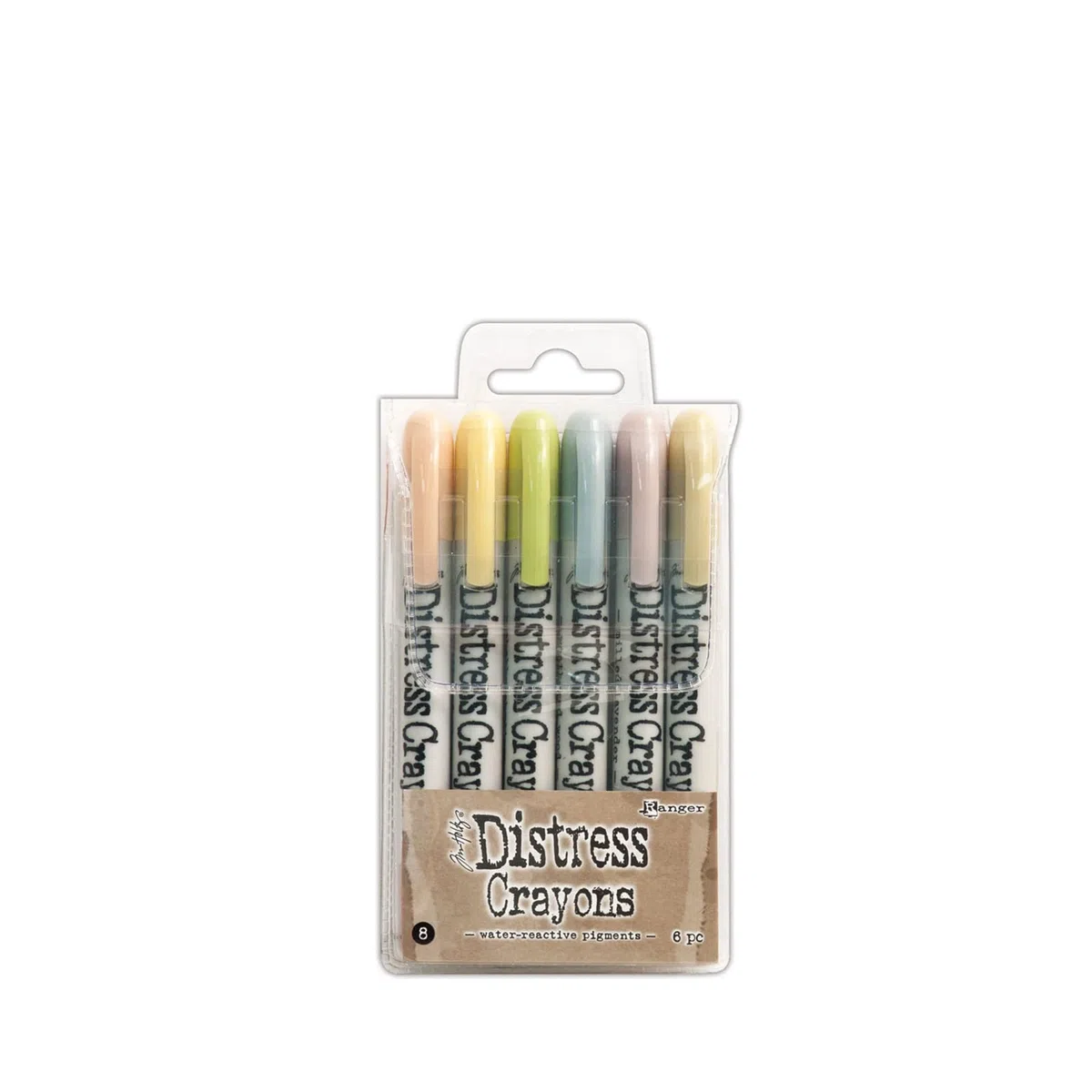 Ranger RGRTDBK.51787 Tim Holtz Distress Crayon Set, Multi-Colour, 8.89 x 14.6 1.27 cm