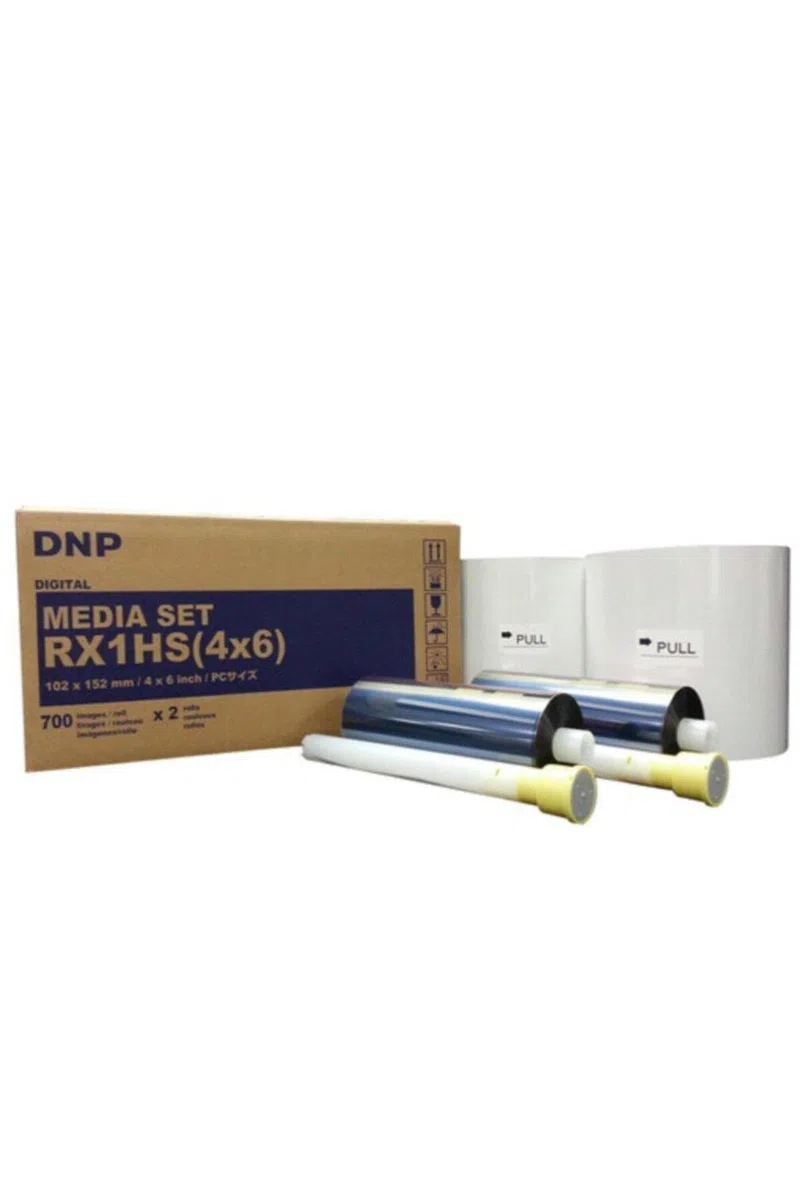 DNP Media Set RX1 - Papel térmico para impresora DS-RX1-10x15 cm - 700 x 2 copias