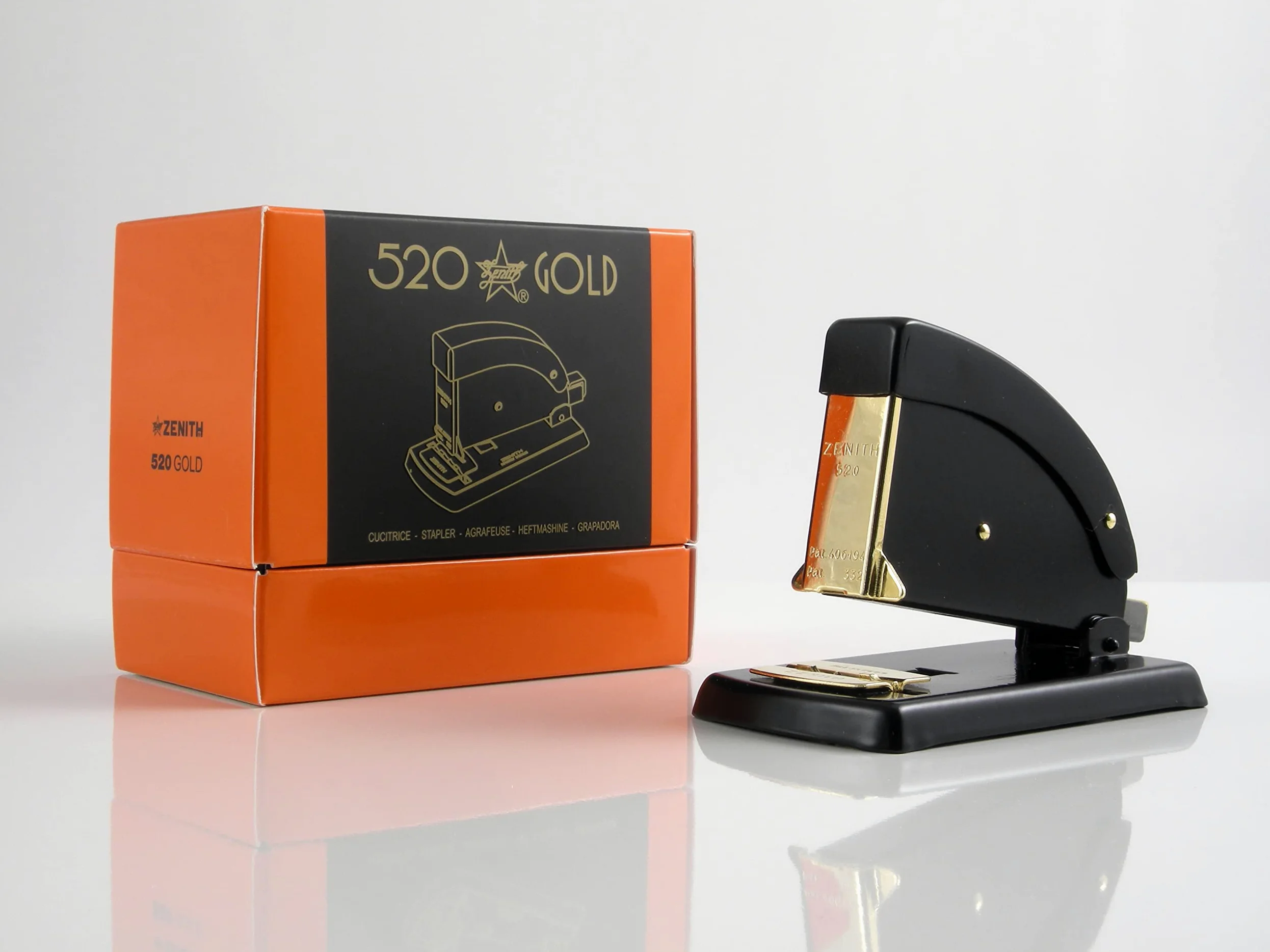 Grapadora Zenith art. 520 Gold color negro