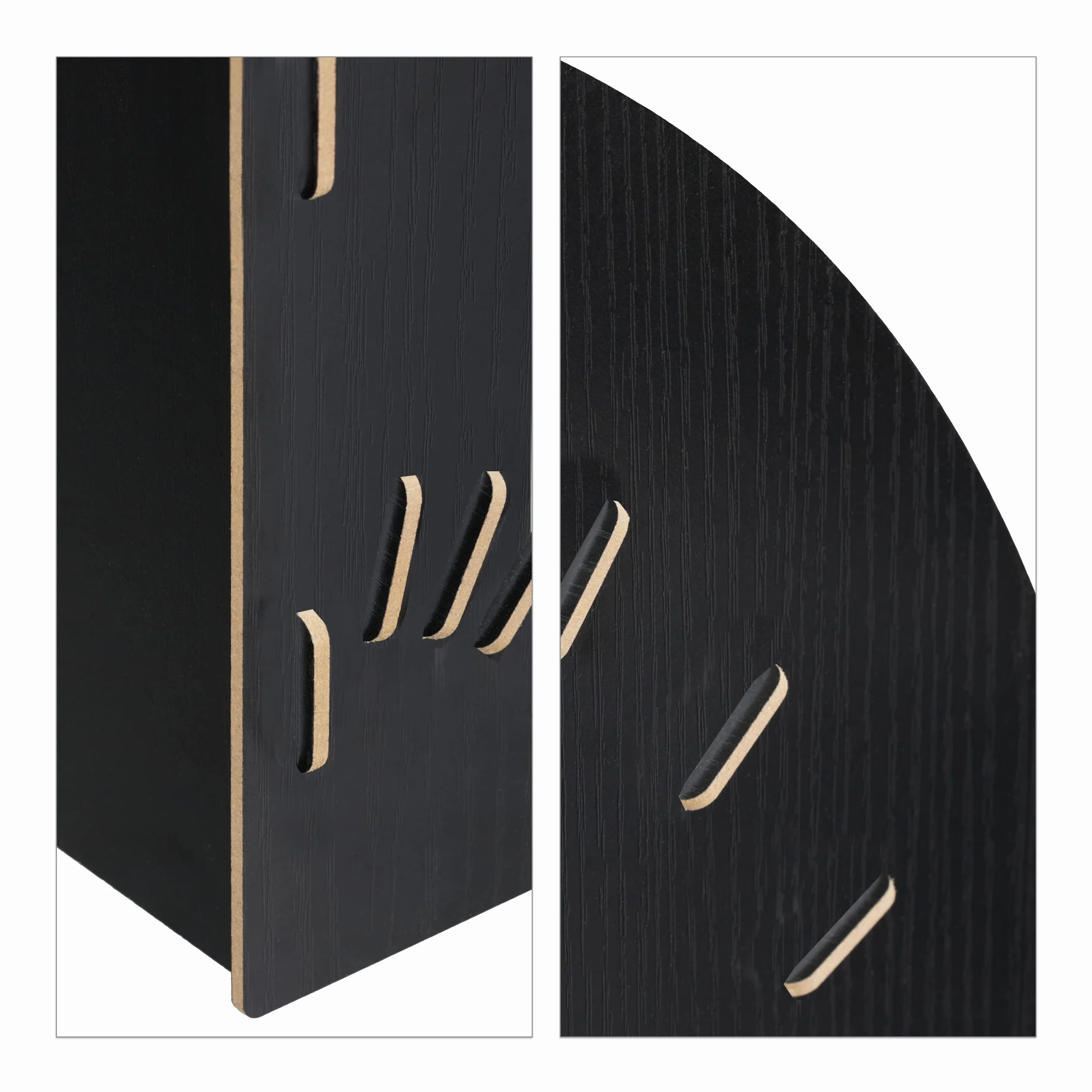 Relaxdays Bandeja Documentos MDF 6 Compartimentos A4 27 x 34 x 27 cm Negro Organizador
