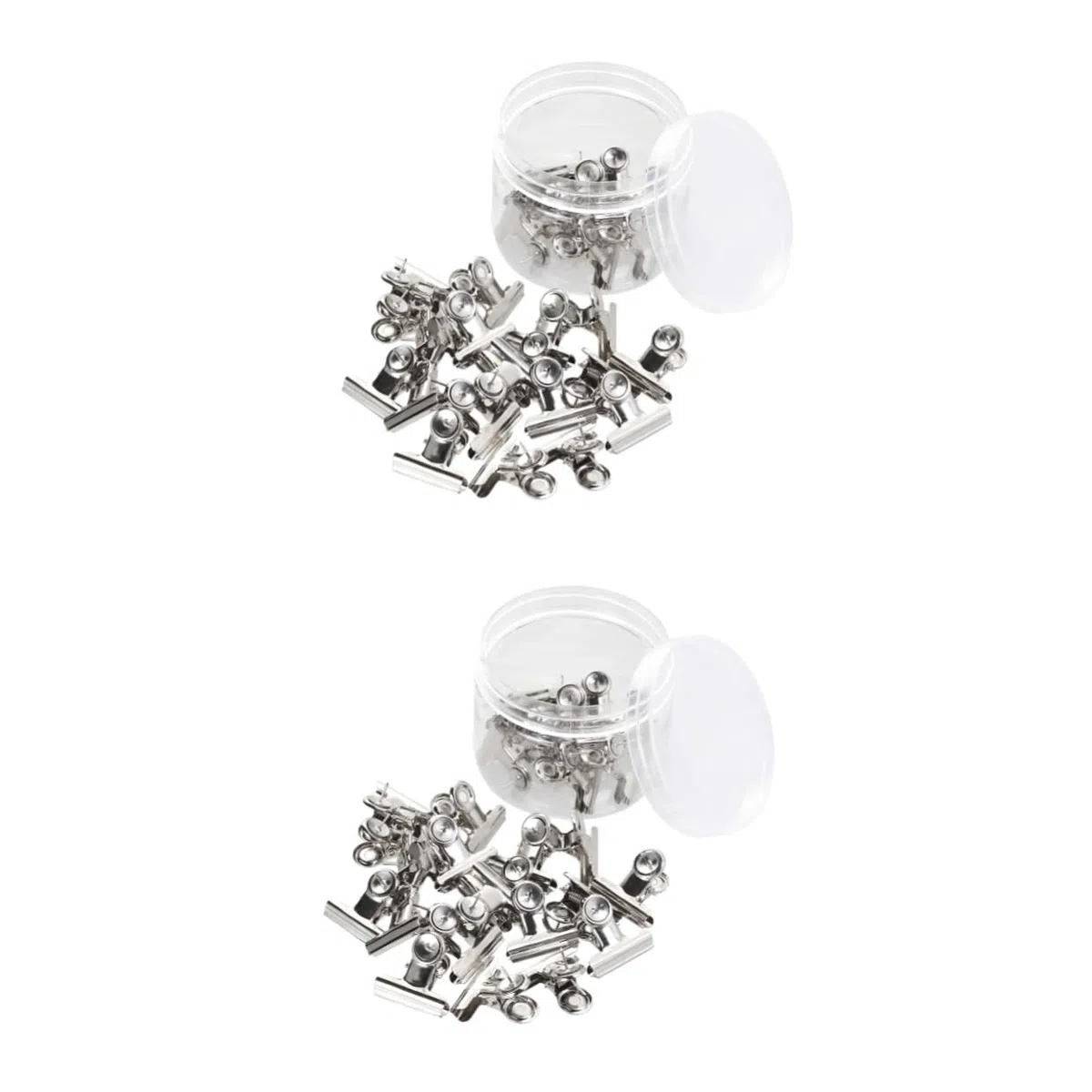 SHINEOFI 60 Piezas Clips De Carpetas Financieras Grandes Abrazaderas De Papel Rieles Clips De Carpeta De Imagen Clips Metálicos Para Papel Abrazaderas De Papel De Archivo Oro Rosa