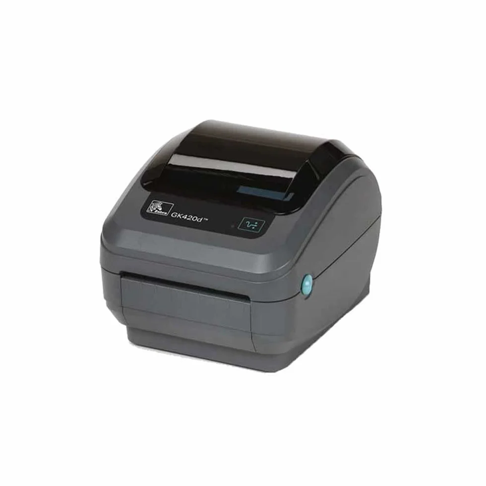 Zebra GK420d - Impresora de Etiquetas de Escritorio (impresión térmica Directa, 203 x 203 PPP, 127 mm/SED, cableado, Ethernet, 8 MB) (Reacondicionado)