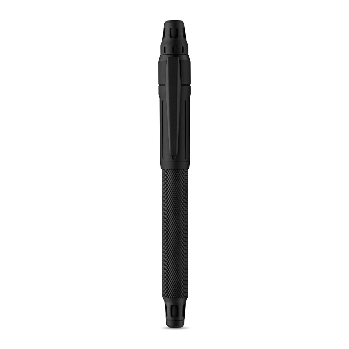 Bolígrafo roller Colibri Ascari-Negro mate con acabado moleteado-Bolígrafo de lujo-Sistema de punta de bock mediano-Se entrega en un elegante estuche de regalo-Adecuado para hombres como para mujeres.
