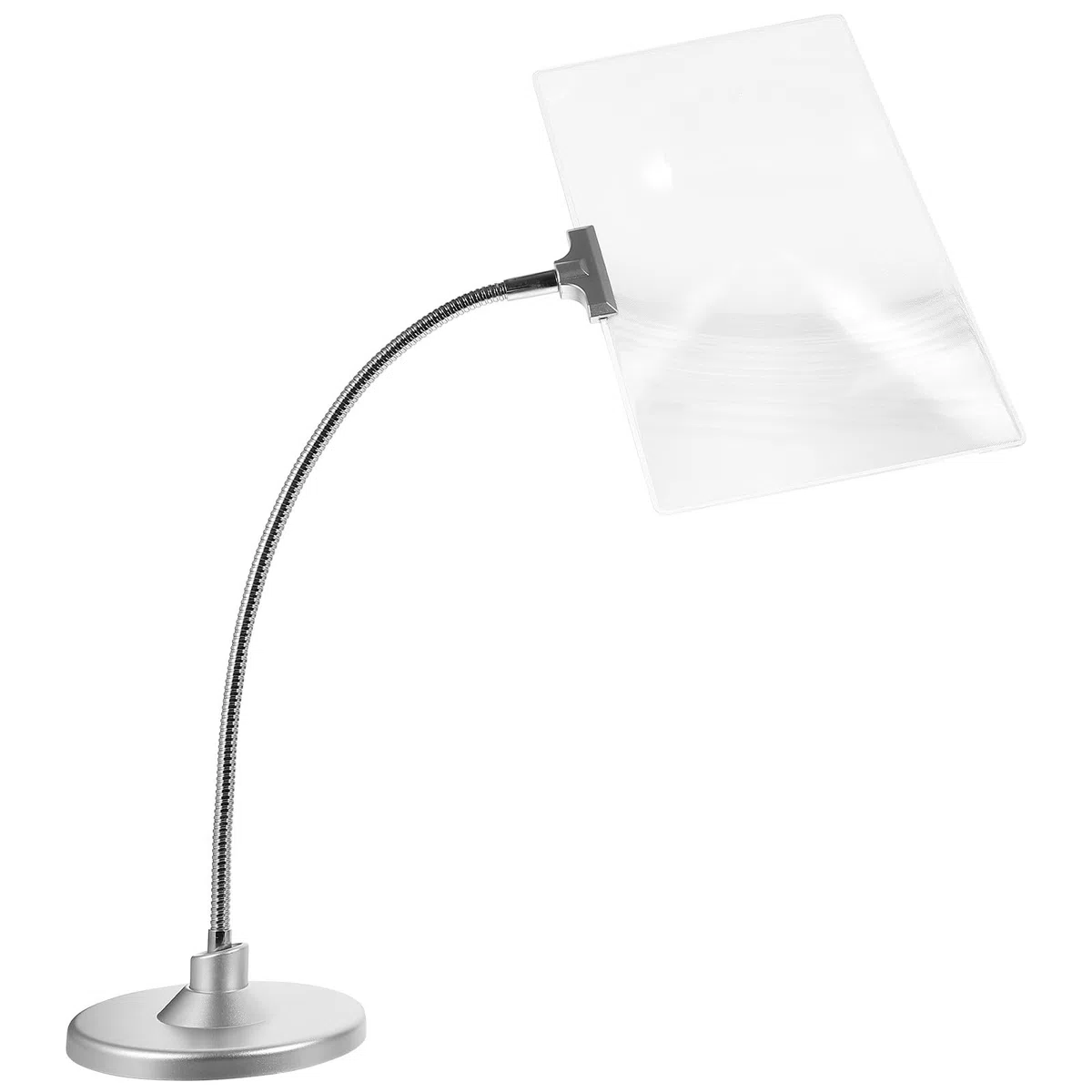 SHINEOFI Lupa de Lectura de Escritorio con Aumento 4X, Diseño de Tubo Flexible y Soporte Ajustable en Posición y Ángulo para Leer y Bordar