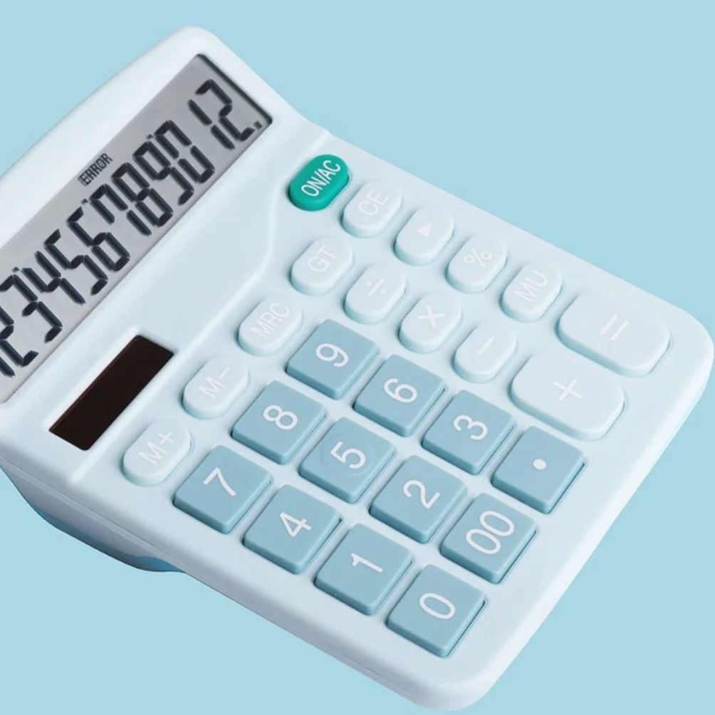 Calculadora Científica Digital Solar De Escritorio 12 Dígitos Herramienta Contabilidad Empresarial Financiera