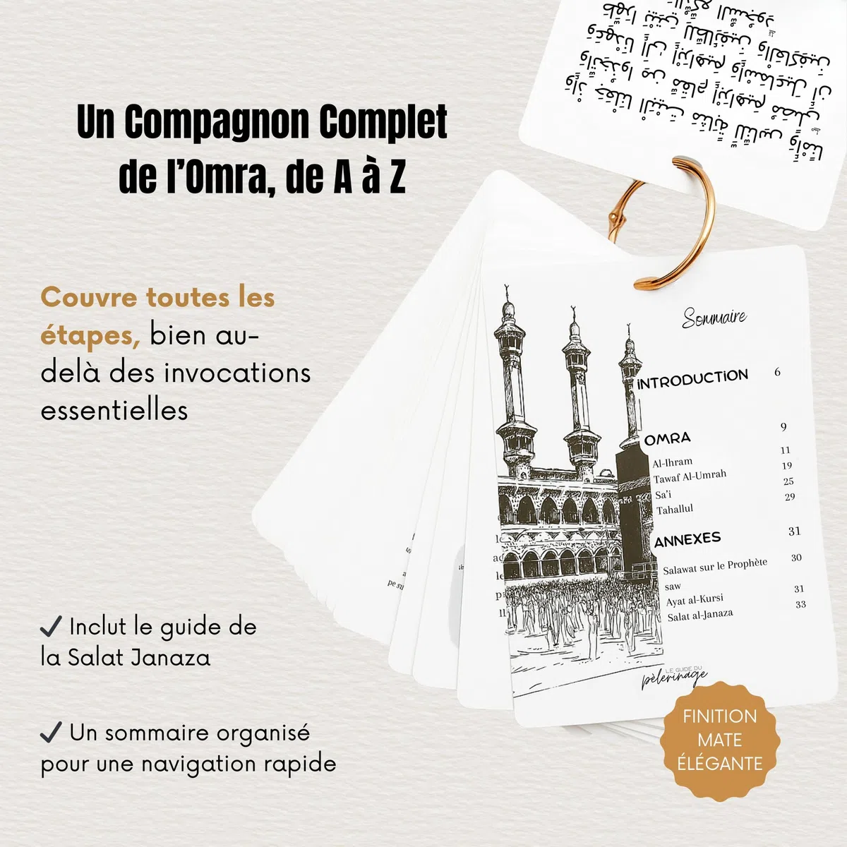 Omra - Guía esencial de bolsillo con invocaciones e instrucciones prácticas - Guía Omra, Salat Janaza