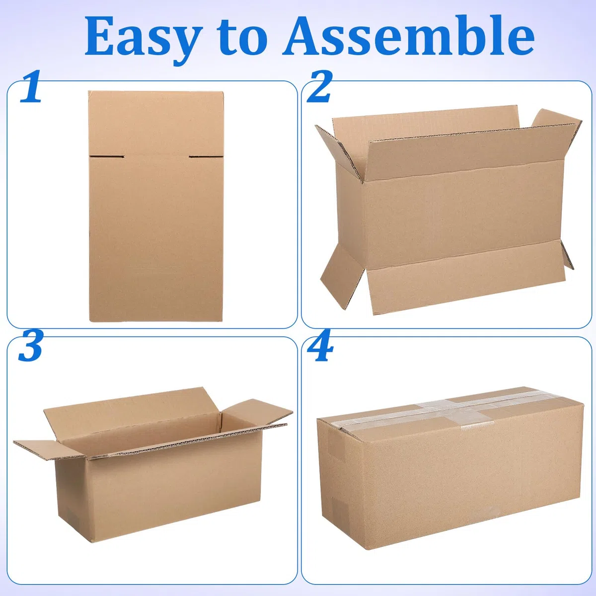 10 Piezas Cajas de Embalaje para Envio Cajas de Carton Corrugado para Pequenas Empresas y Mudanzas