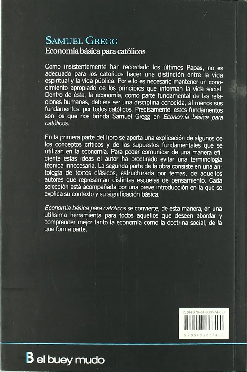 Economía básica para católicos (Religión)