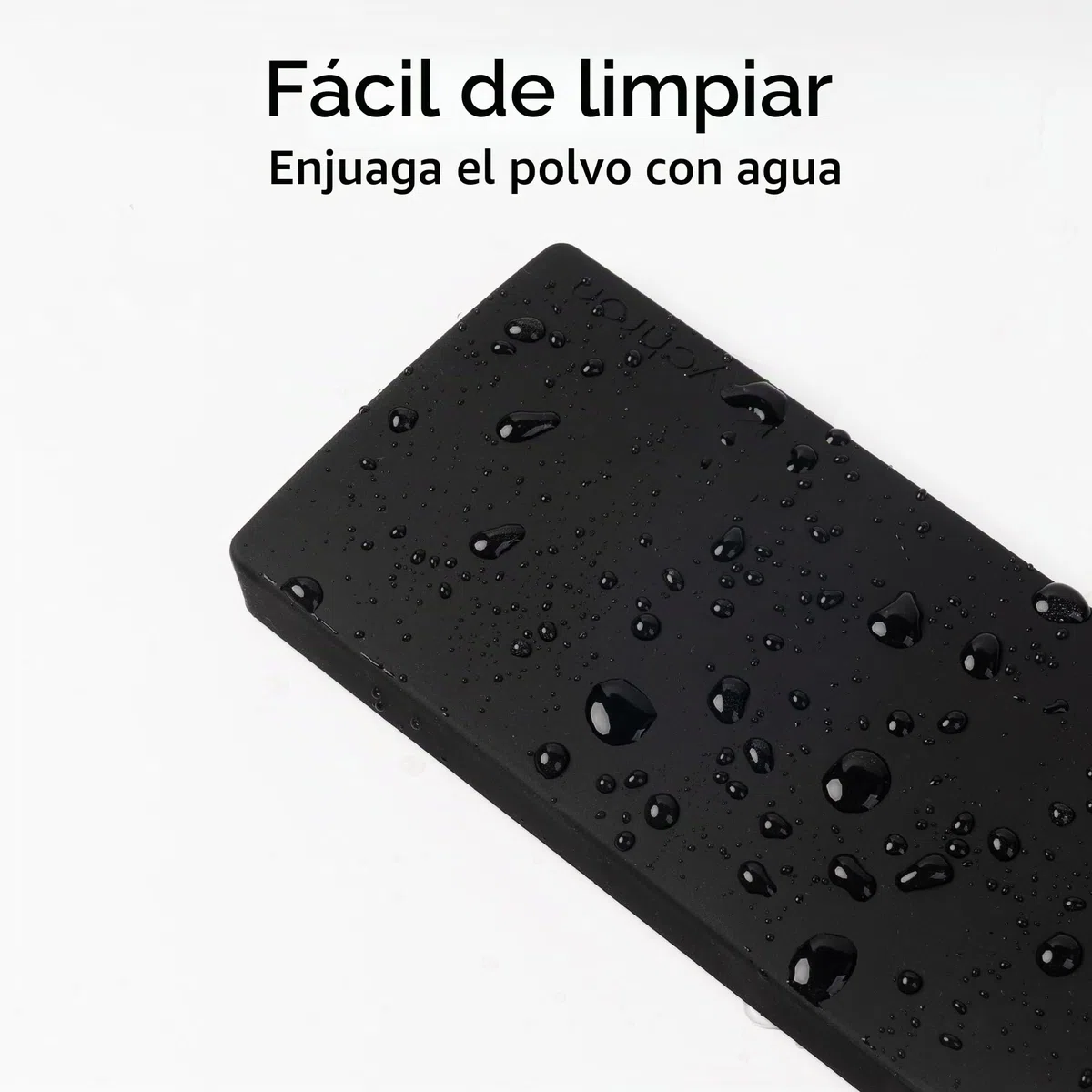 Keychron Reposamanos de silicona para K10 Pro / K10 Max / Q6 / Q6 Pro / V6 - Negro