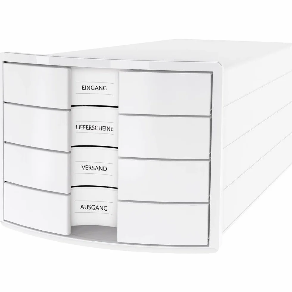Caja Impuls DIN A4/C4 4 cajones cerrados blanco