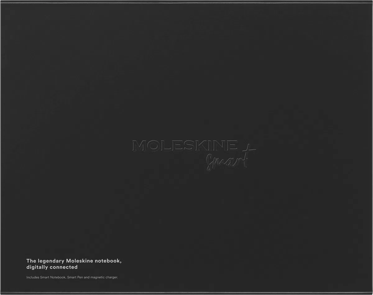 Moleskine Smart Writing Set, Libreta Inteligente con Bolígrafo Inteligente Incluido, Cuaderno Digital de Moleskine, Color Negro, Hojas Rayadas
