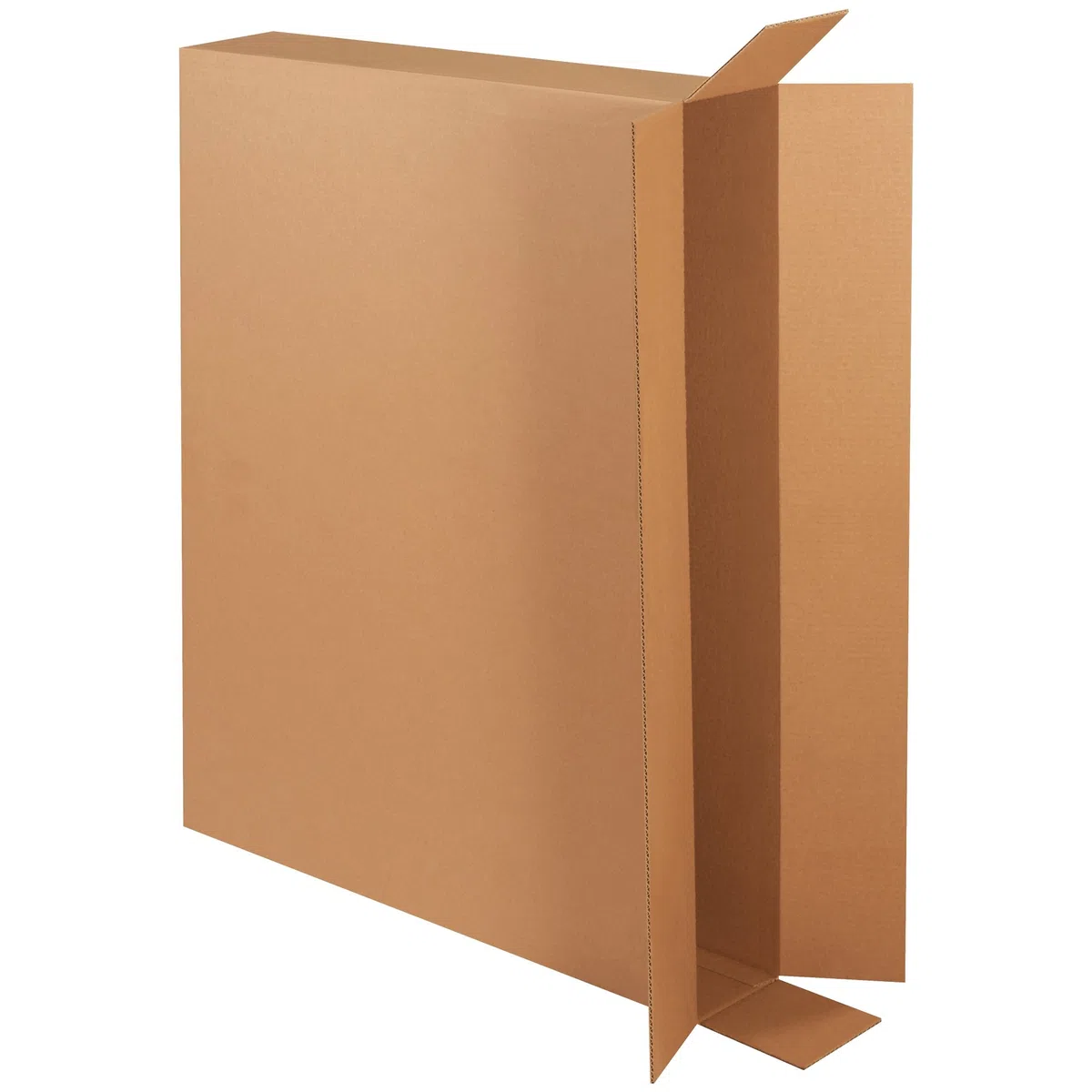 Boxes Fast BFHD44635FOL - Cajas de cartón corrugado de carga lateral, 114 x 15 x 89 cm, para envío, embalaje, mudanza o almacenamiento, Kraft (10 unidades)