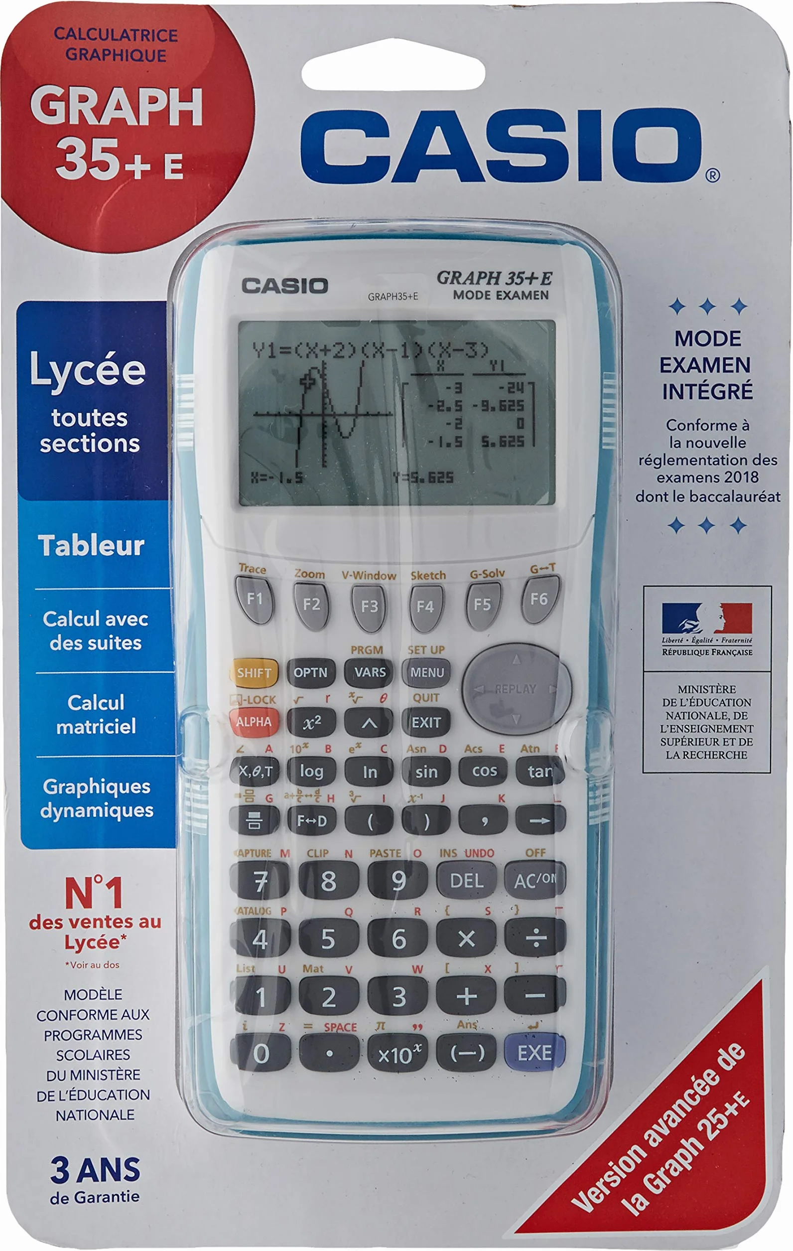Casio GRAPH 35 + E Calculadora gráfica USB