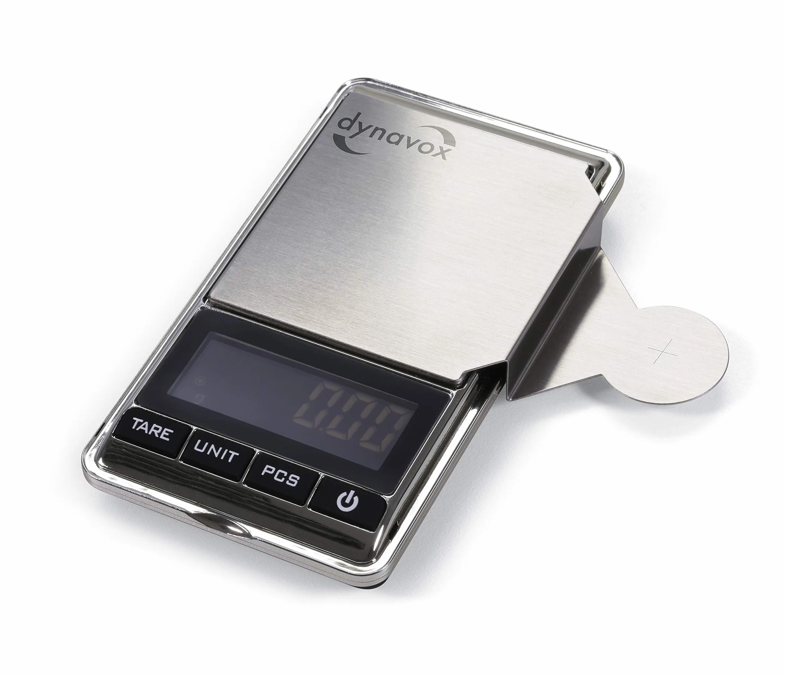 Dynavox Balanza Electrónica TW-4, Medición y Ajuste de Fuerza de Apoyo para Cápsulas de Tocadiscos, Plataforma Antimagnética de Alta Precisión