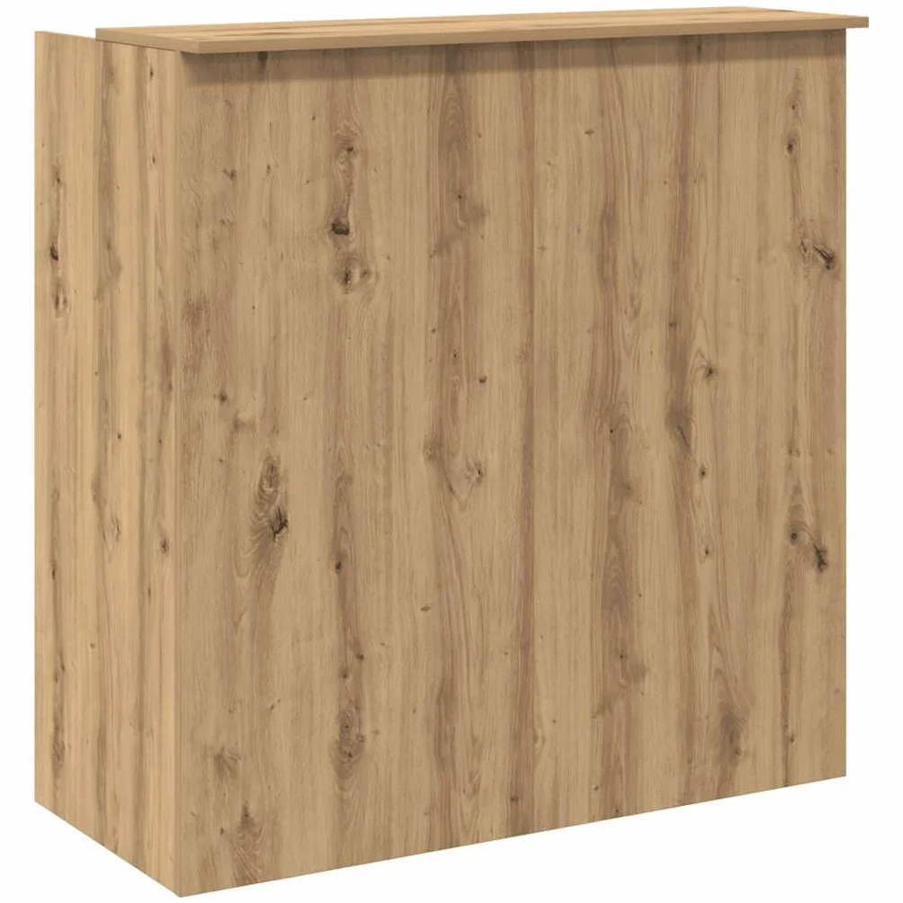 vidaXL Mostrador de recepción Roble artisian 100x50x103,5 cm, mostrador de recepción, mostrador de recepción de Oficina, mostrador de Caja
