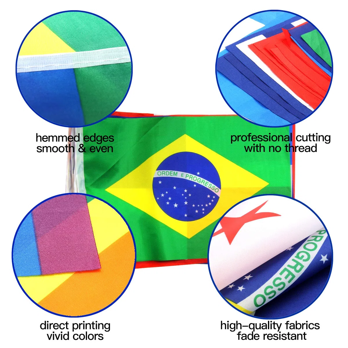 Anley Bandera de Cuerda de América Latina de 20 países, Banderas Surtidas para Eventos Internacionales, Decoración de Fiestas, Barras Deportivas de 30 pies