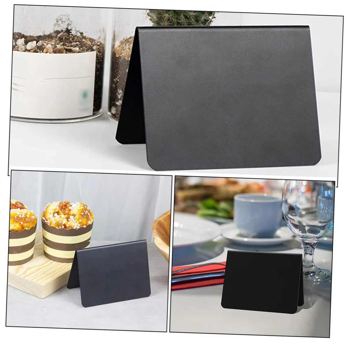 Gadpiparty 3 Series Price De Pizarra Señales Junta Tableros Escribir Pequeño Cartel De Pizarra Letreros Decorativos Signos De Menú Pizarras Para Menu De Polivinilo Negro 15 Piezas X 3