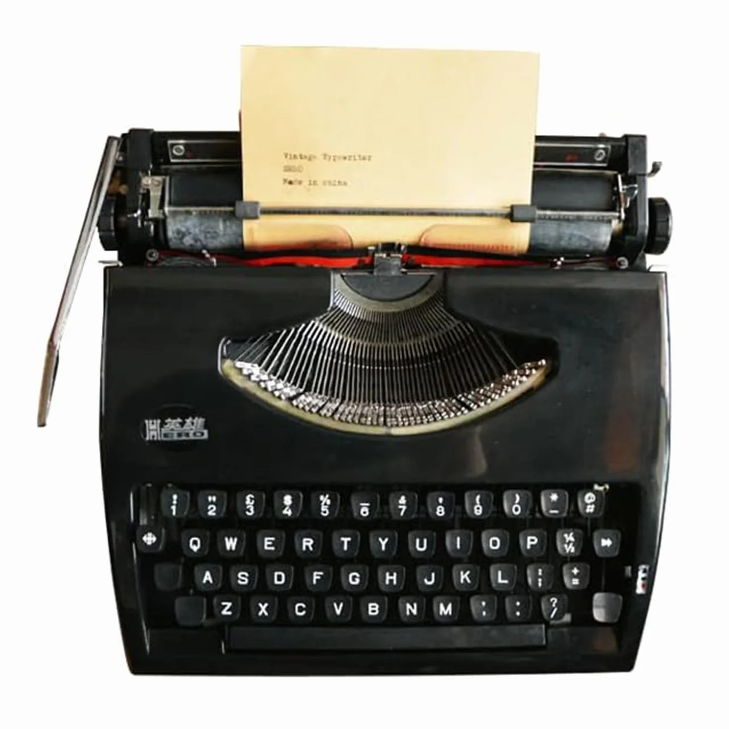 Máquina De Escribir Vintage Creativa, Máquina De Escribir Manual Retro Antigua, Escribir Novelas En Cualquier Lugar, Escritura Libre, Escritura Creativa, Manualidades,Black