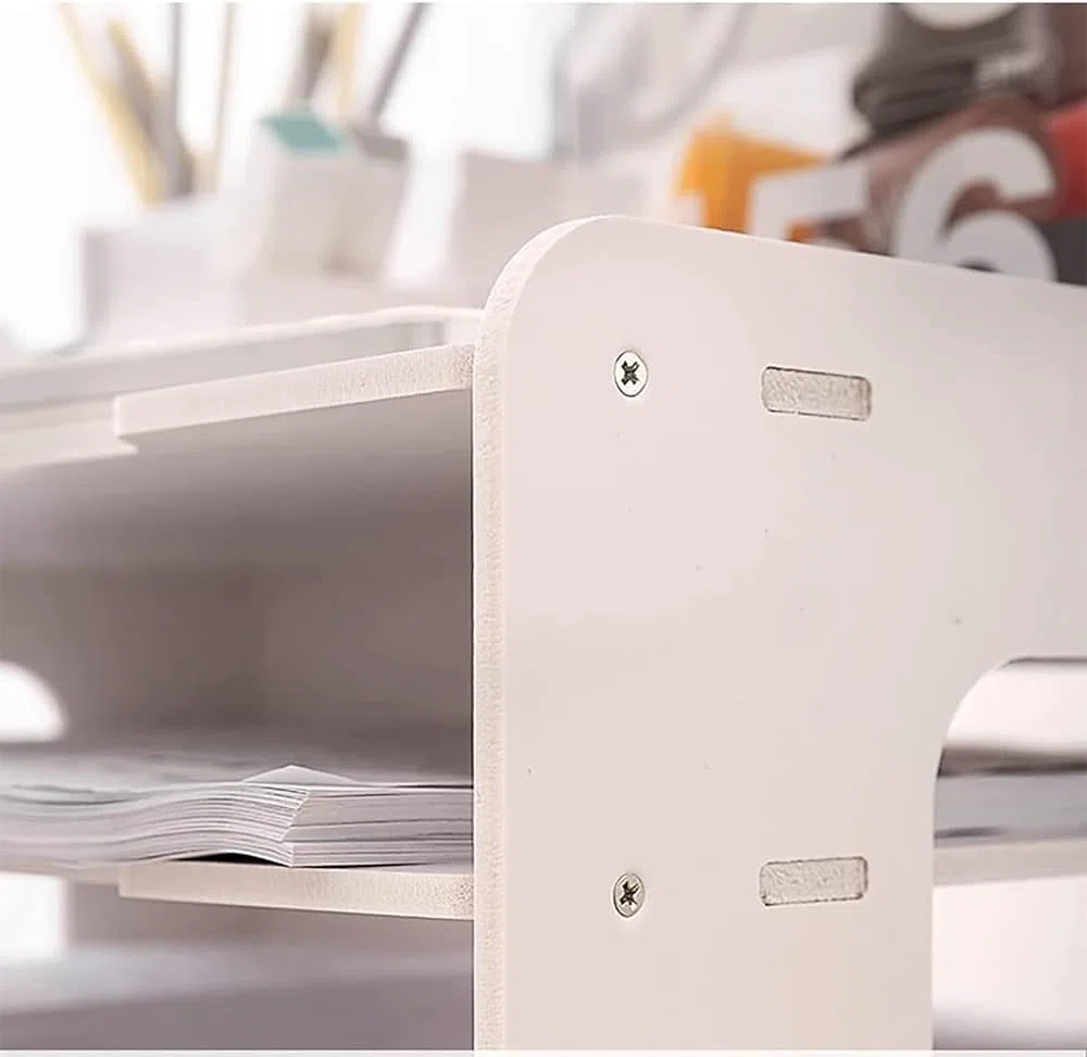 Soporte de papel A3 – Bandeja de escritorio extra grande y organizador de archivos de revistas para la escuela y la oficina, ideal para organizar documentos y archivos