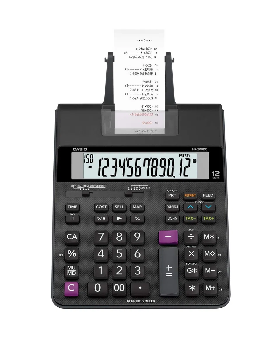 Casio Calculadora de impresión HR-200RC