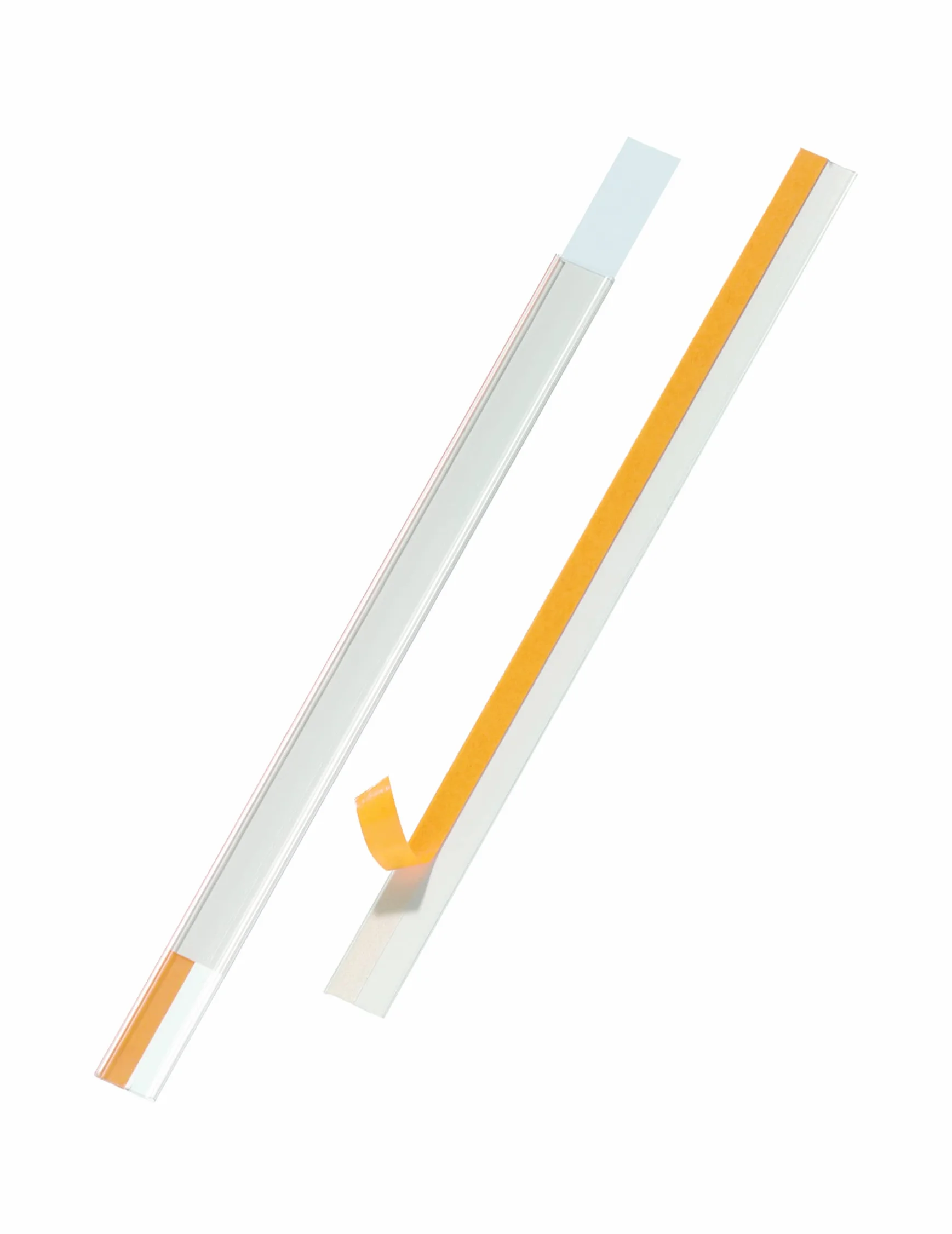 Durable 803919 Portaetiquetas autoadhesivo Scanfix incl. etiquetas, 1000 x 40 mm, transparente, 25 piezas