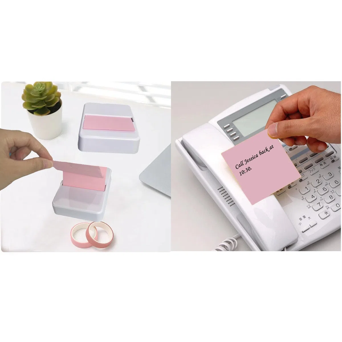 Dispensador de notas (blanco)