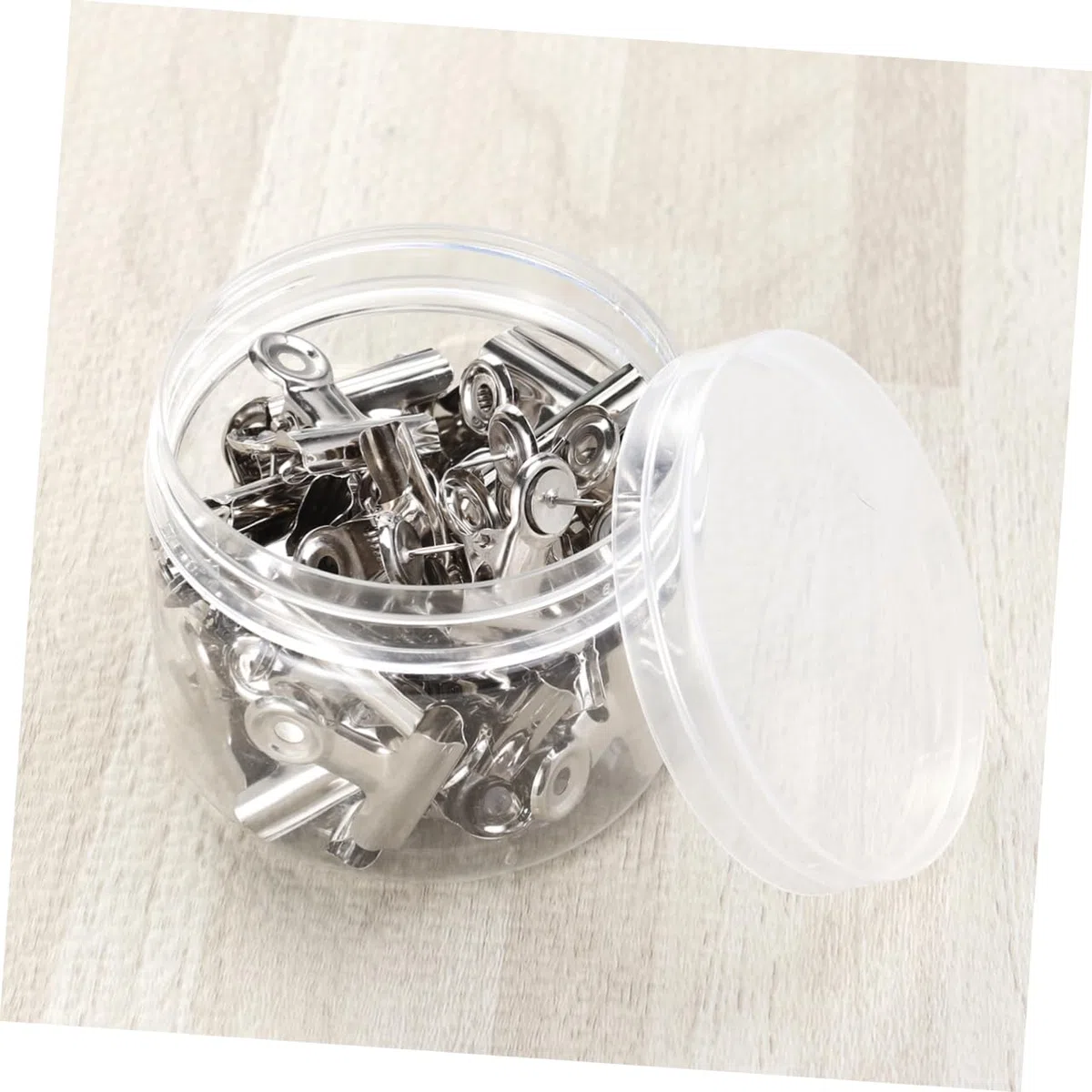 SHINEOFI 60 Piezas Clips De Carpetas Financieras Grandes Abrazaderas De Papel Rieles Clips De Carpeta De Imagen Clips Metálicos Para Papel Abrazaderas De Papel De Archivo Oro Rosa