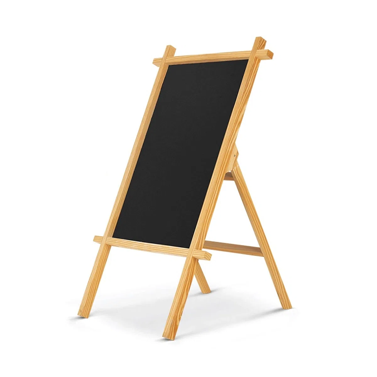 Restaurantes Soporte de pantalla Plegable de servicio pesado Un signo de marco Signo de la acera 17.5x28.34 pulgadas Pizarra de madera Vitrina para publicidad exterior o interior Soporte de cartel
