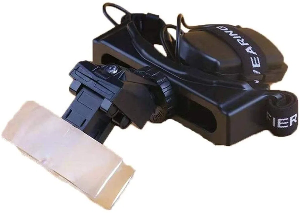 Lupa De Diadema, Gafas De Aumento con Luz para La Cabeza, Lupa De Diadema con Luz, Lupa para La Cabeza con 8 Lentes, Gafas Múltiples, Reparación De Relojes Electrónicos para Lectura.