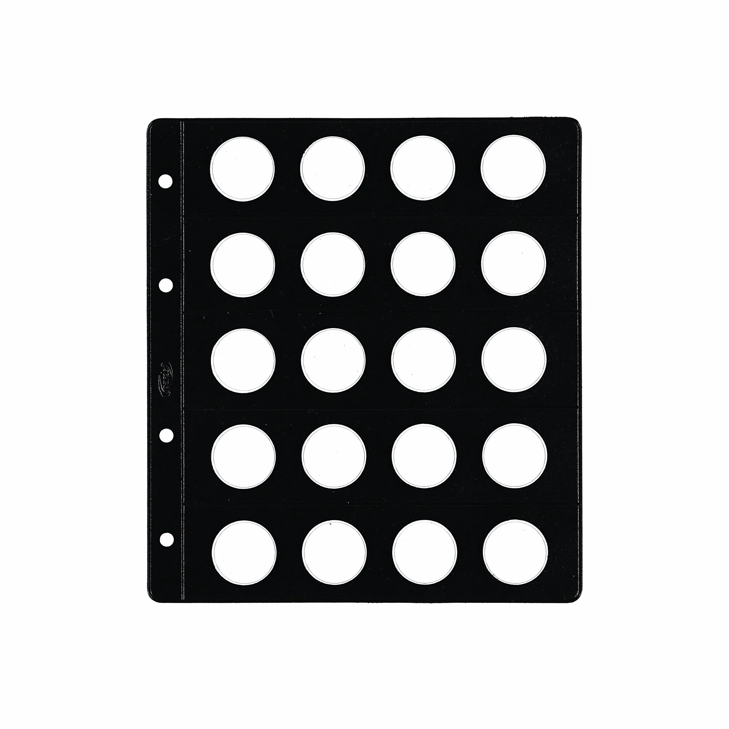 PARDO 77300 Pack 12 fundas monedas claraboya 20 alojadores