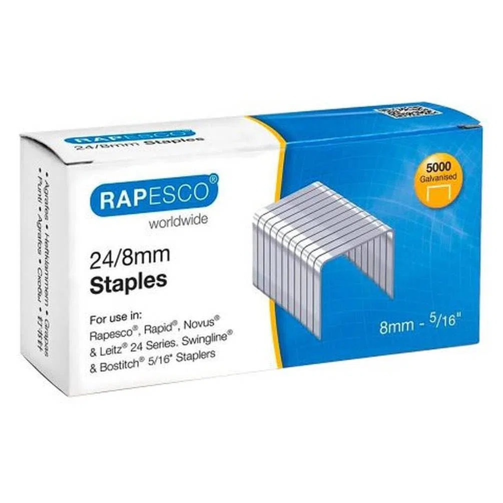 5.000 Grapas Gb-20 - Galvanizadas Resinadas - 10,8 x 20 x 1,2 mm - D-Work
