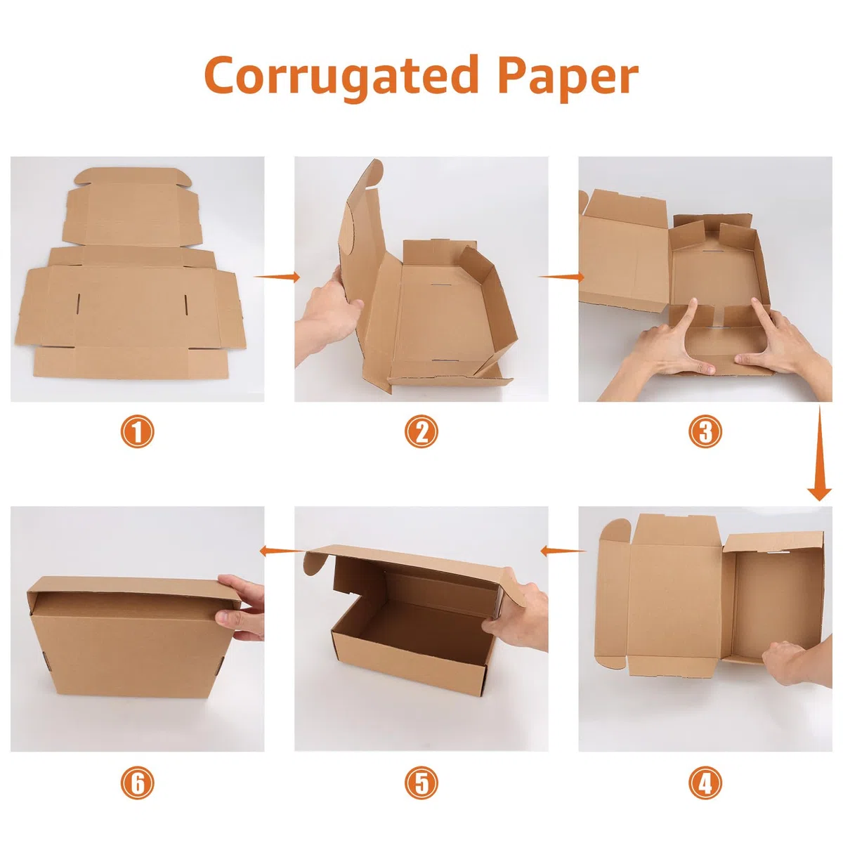AKOLAFE 25 cajas postales, cajas de cartón corrugado de 25 x 20 x 7 cm para envío, cajas de envío para embalaje de pequeñas empresas, envío, correo y paquetes