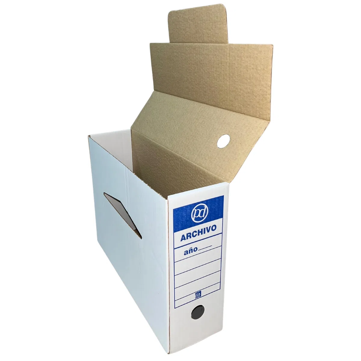Papeles Distrimar Caja archivo definitivo tamaño folio 350x255x100 mm (25 unidades)